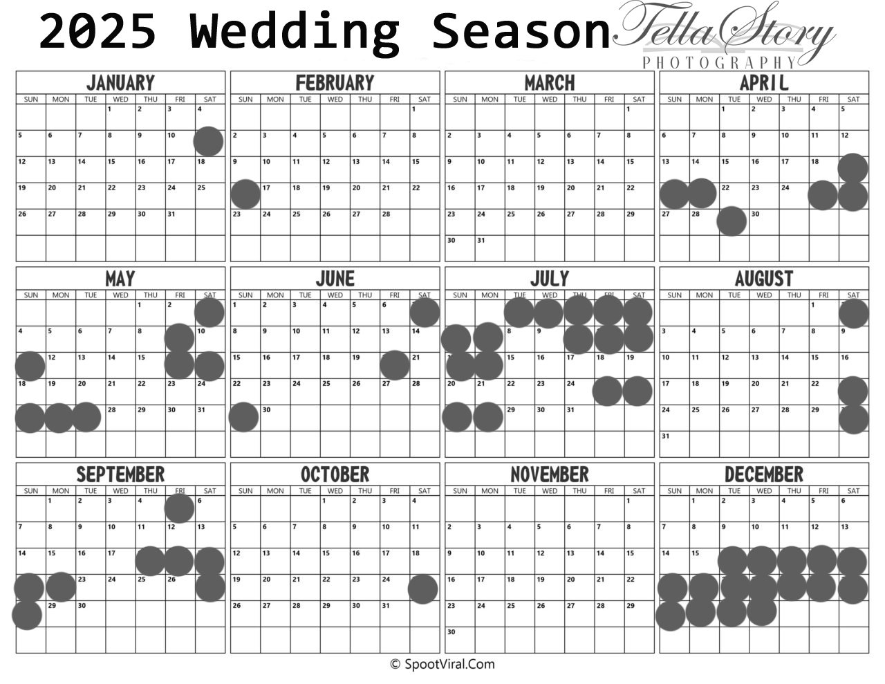 2025 Yearly Calendar